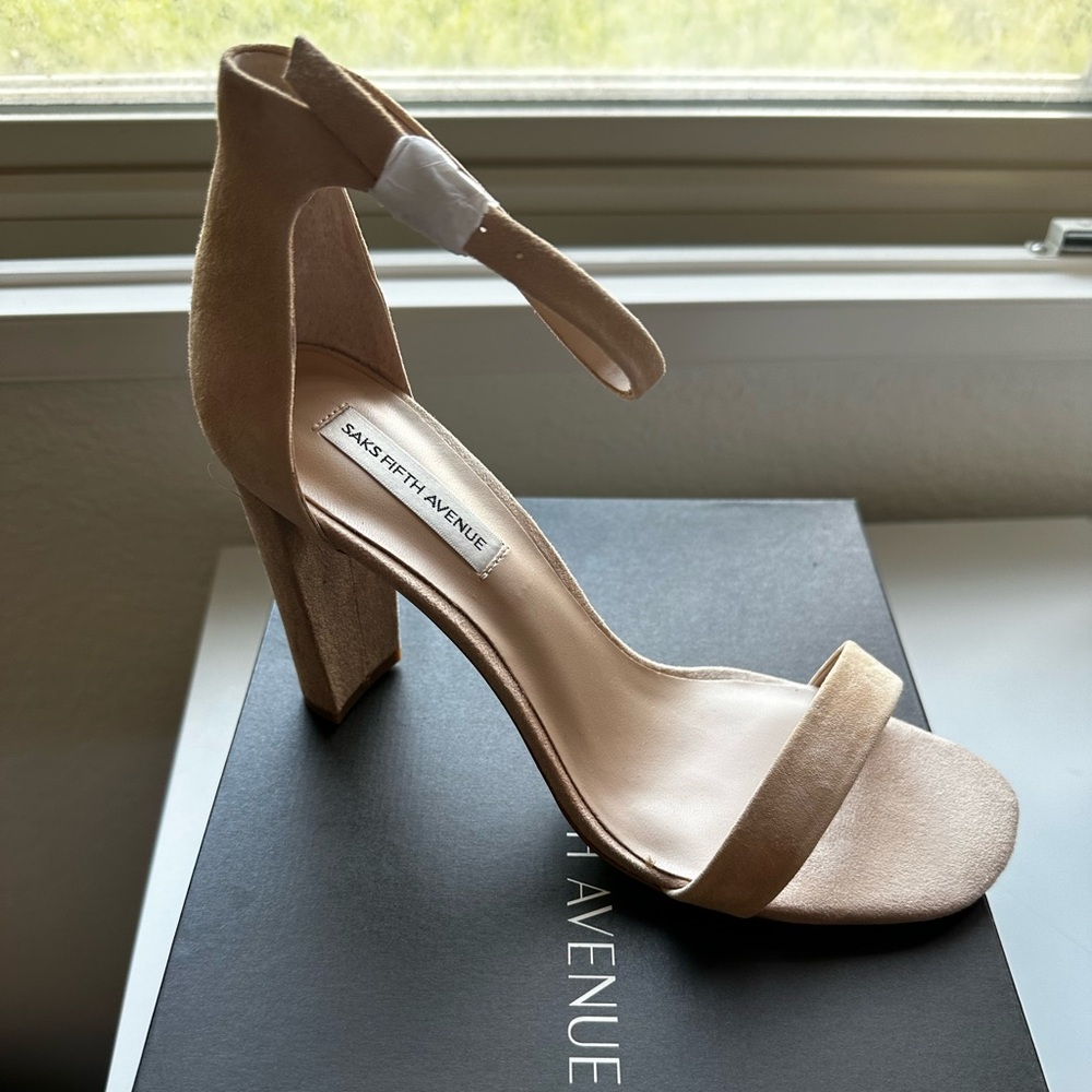 Saks, Fifth Avenue suede shoes